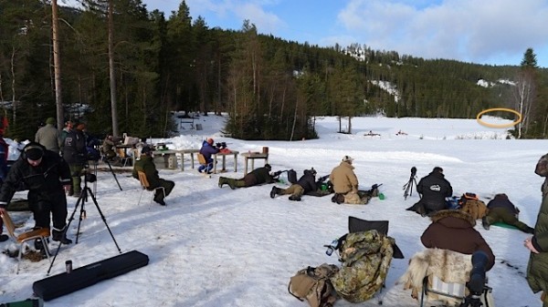 Skivene er ringet inn langt der ute