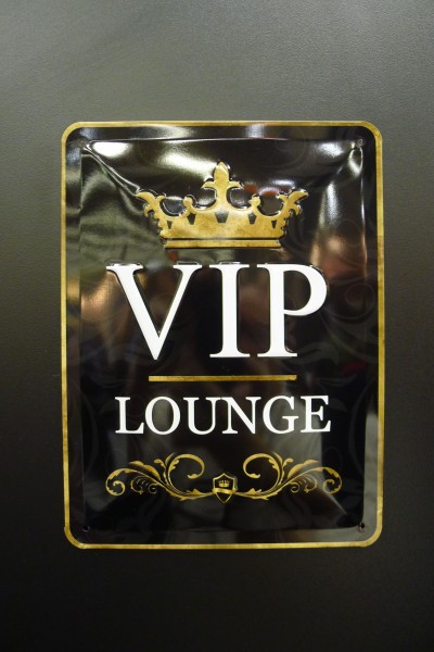 Med egen VIP lounge