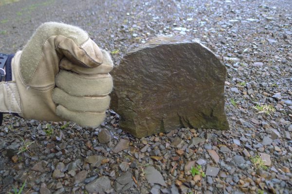 Lørdag kveld var igjen i Aberlosk, hvor det var helt dødt...? Tok derfor et treningskudd på en stein igjen 10x10cm