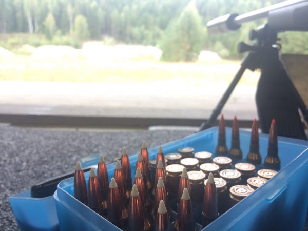 Først ut var 7mmRM ladet med Nosler Accubond